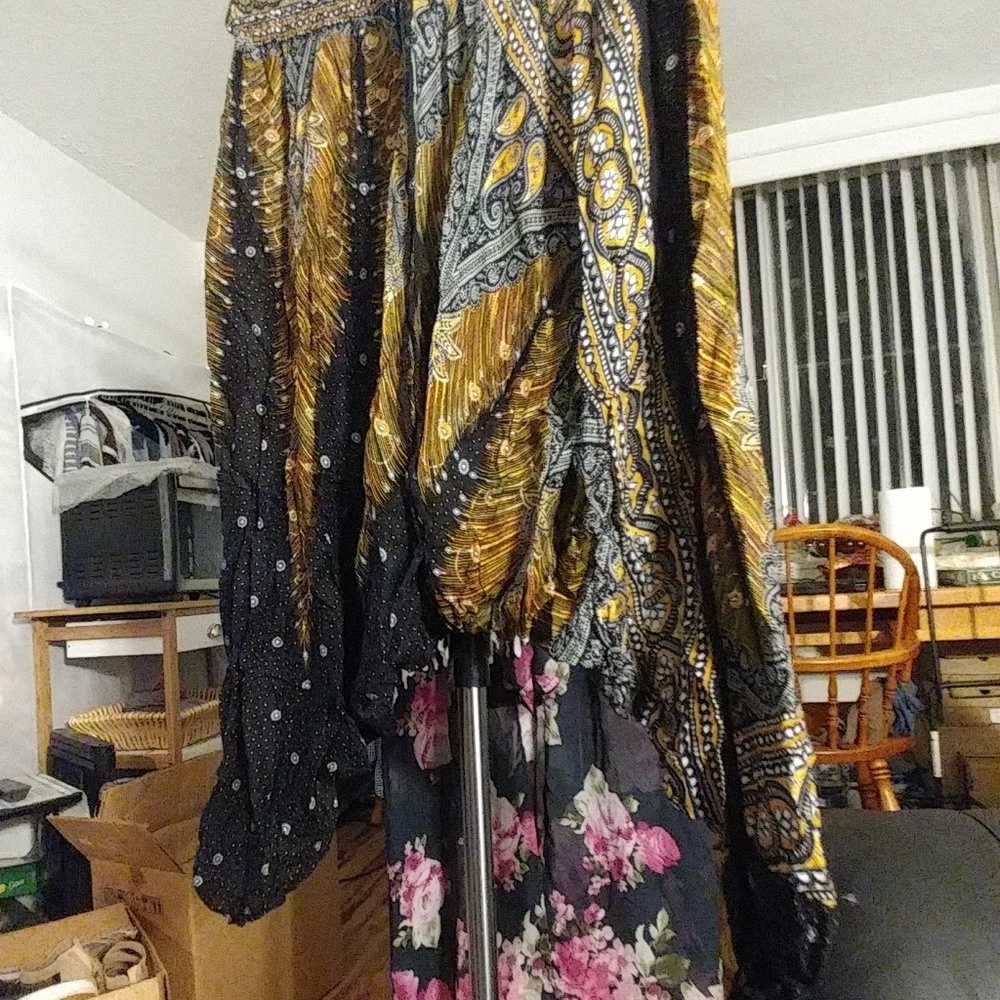 "Roots" Harem loose peacock pants - Picture 5 of 6